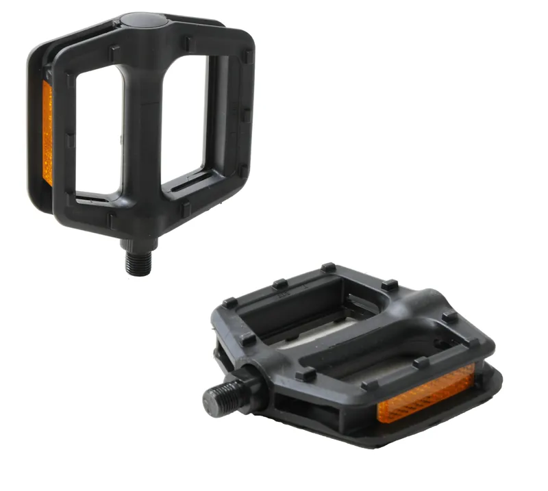 X-Rated BMX Platform Pedals 1/2 Black-1
