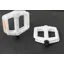 X-Rated 1/2 BMX Pedals - White