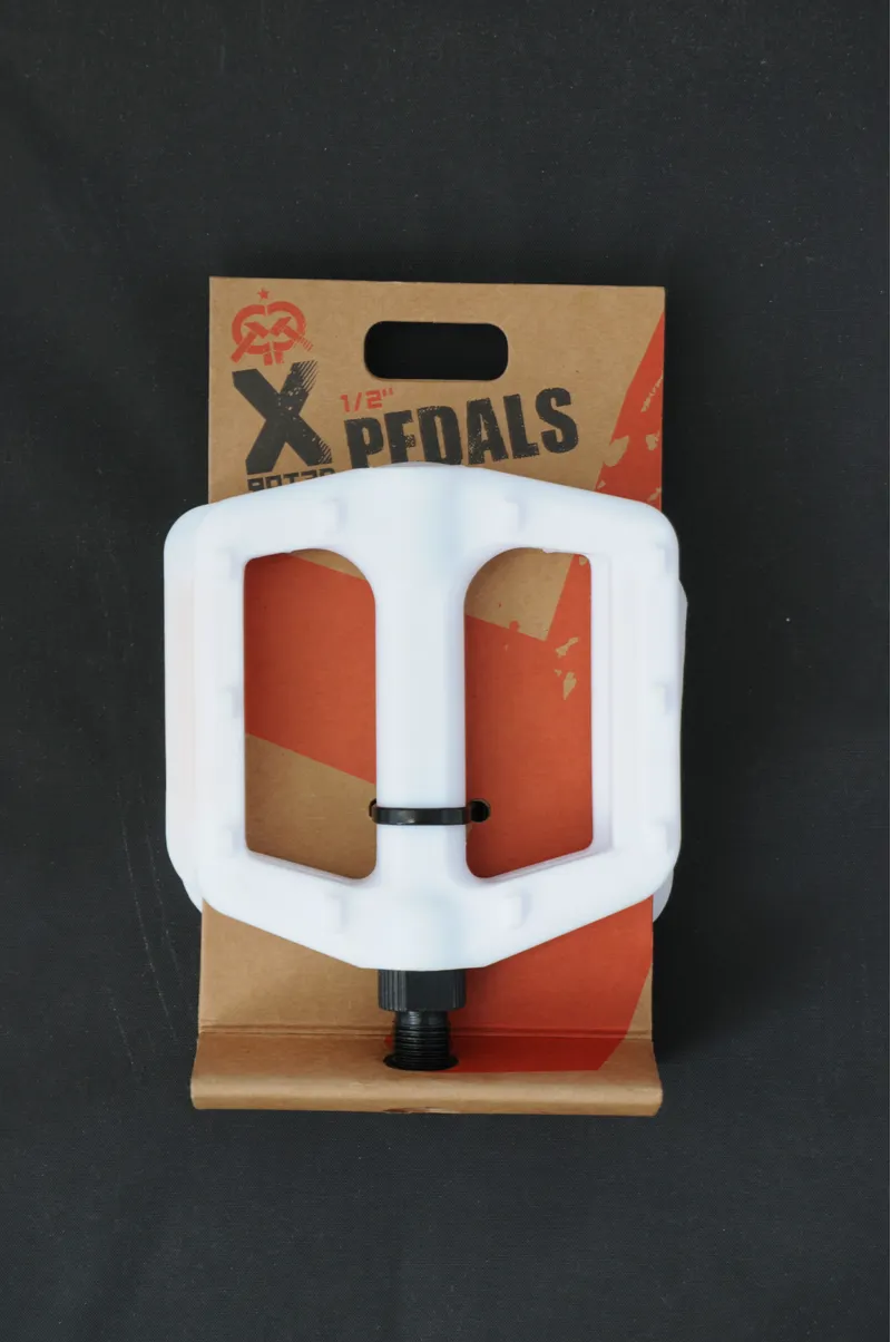 X-Rated 1/2 BMX Pedals - White-3