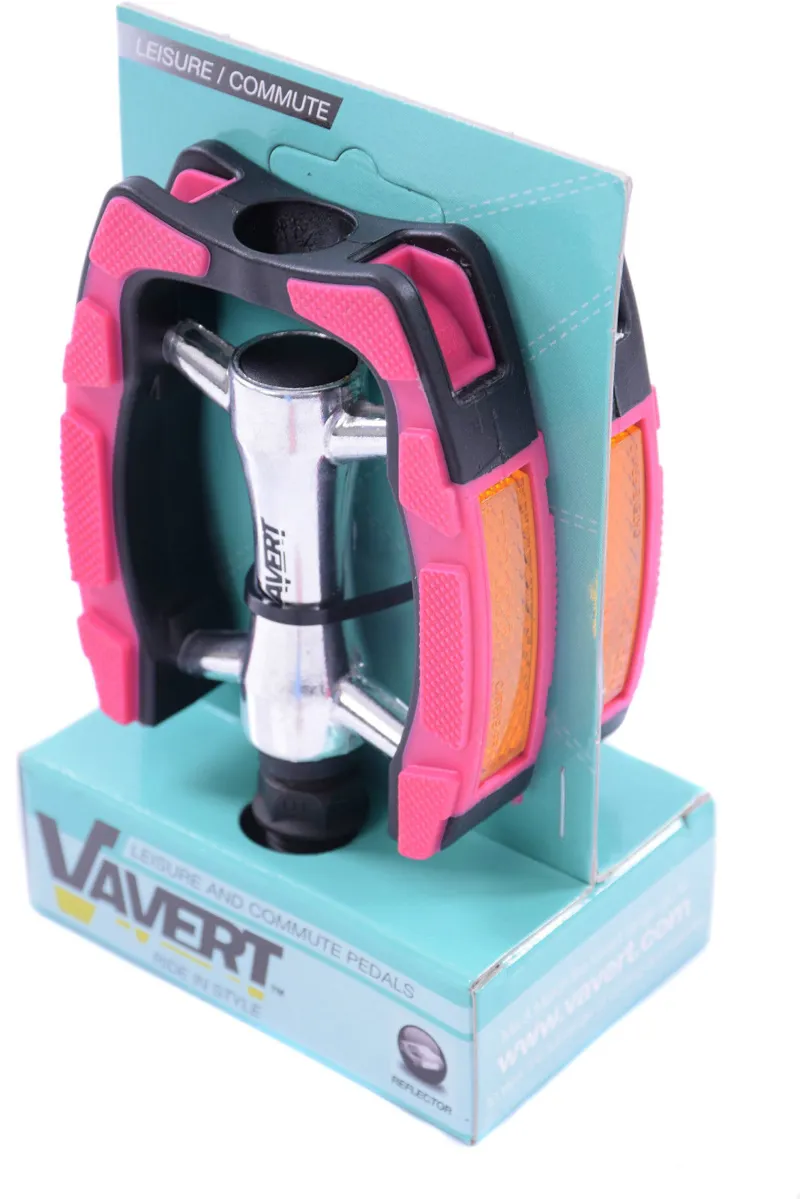 Vavert 9/16 Leisure Pedals Pink-1