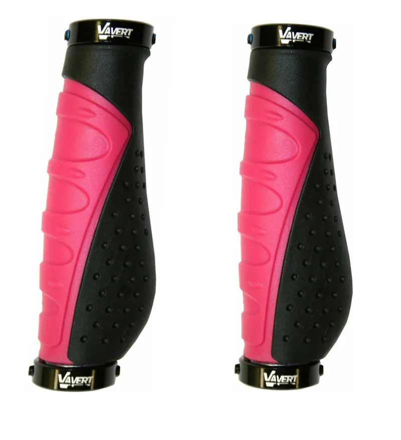 Vavert Double Lock-on Handlebar Grips Pink
