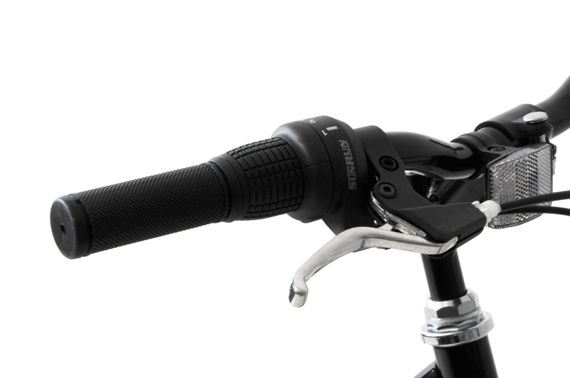 Professional Avenue 700c Commuter Hybrid Bike Black and Red-3