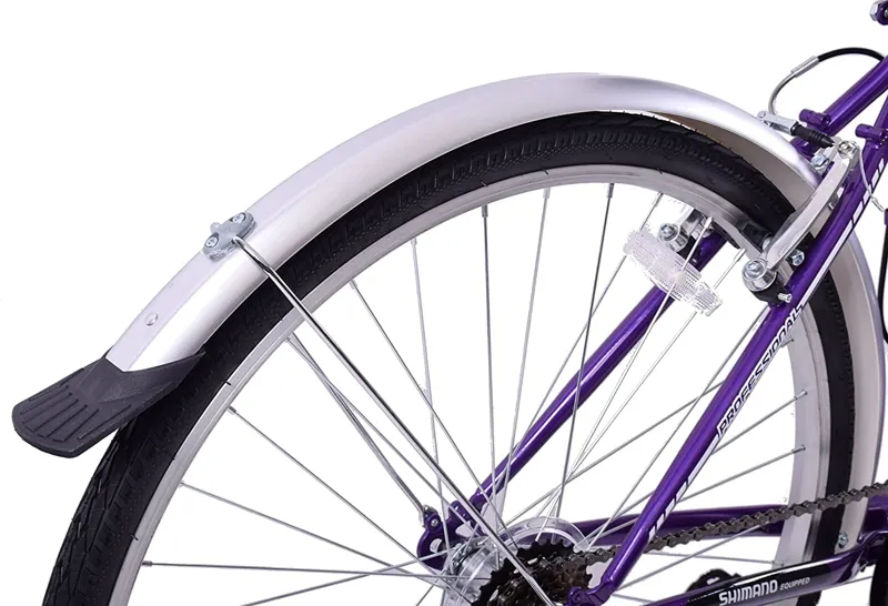 Professional Metropolitan 700c Commuter Hybrid Bike Purple-5