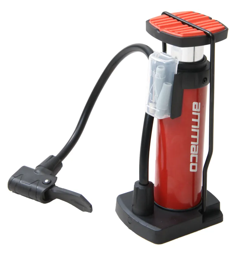 Ammaco Mini Foot Pump Red
