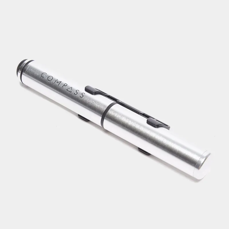 Compass Alloy Mini Pump Silver