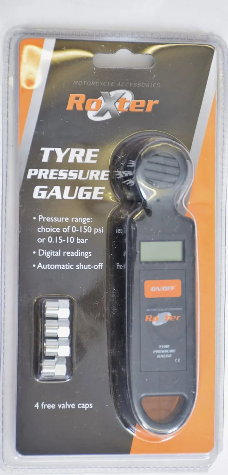 Roxter Digital Tyre Pressure Gauge 150 PSI