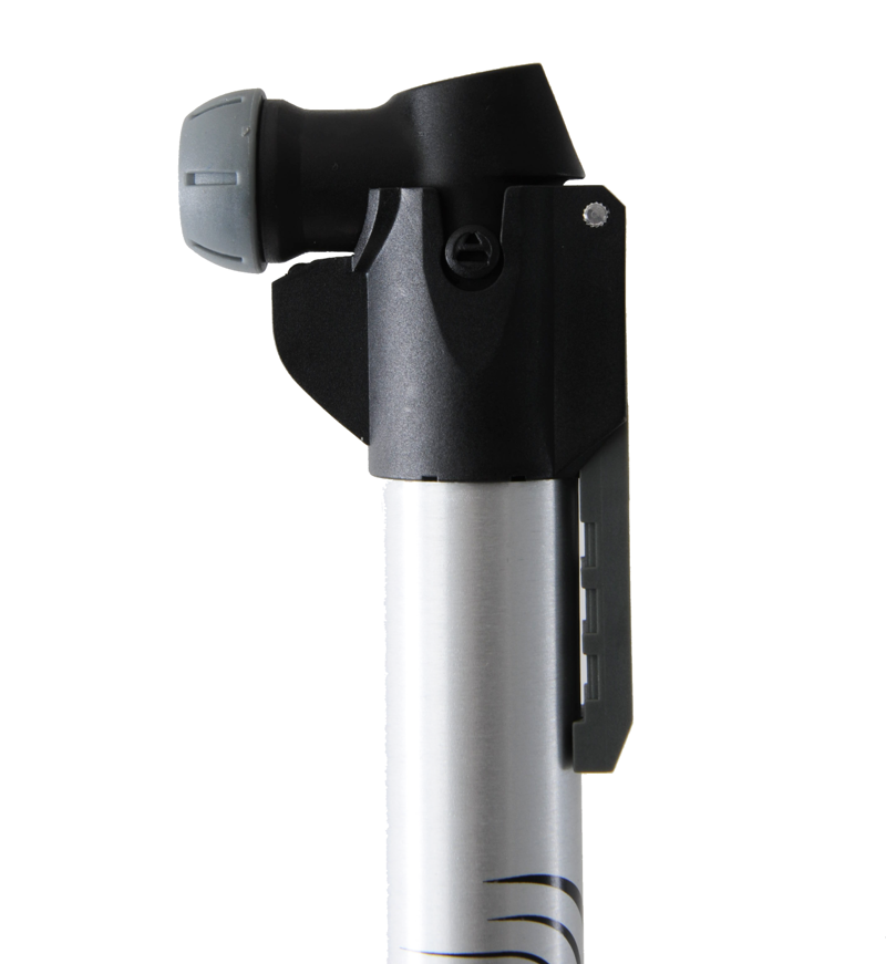 Pulse Force Alloy Mini Track Pump Silver-3