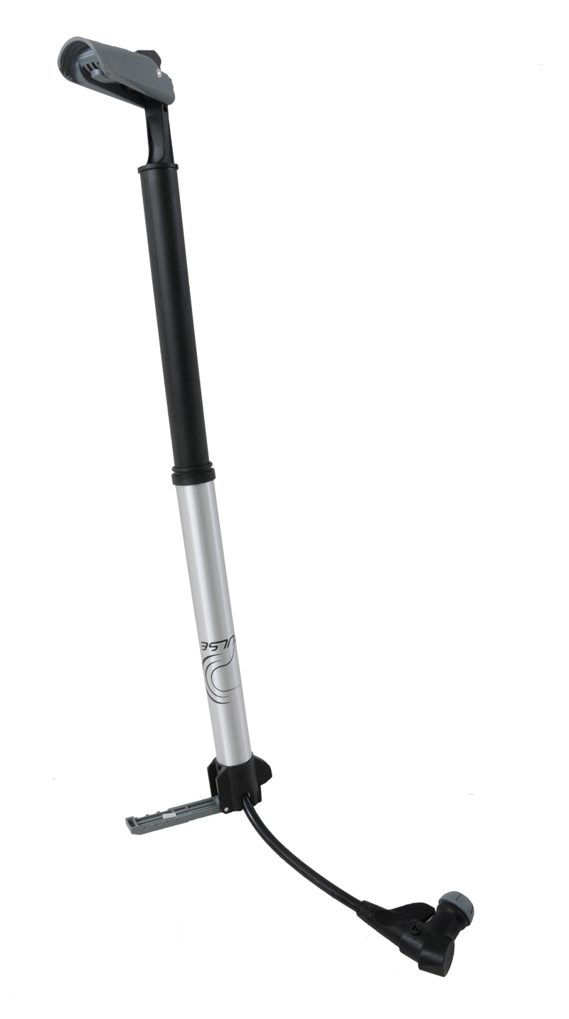 Pulse Force Alloy Mini Track Pump Silver-1