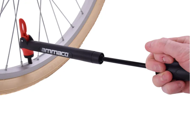 Ammaco Bicycle Mini Hand Pump Plastic Black-3