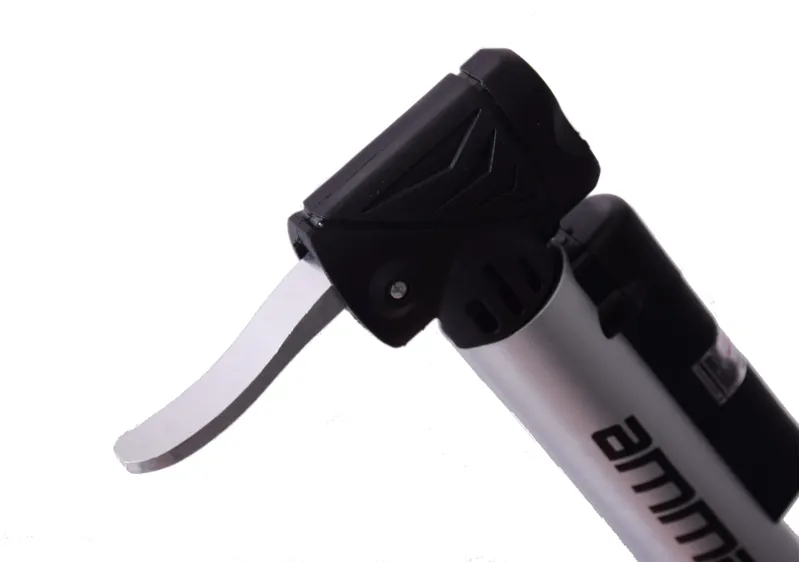 Ammaco Mini Hand Pump Alloy Gauge Silver-3