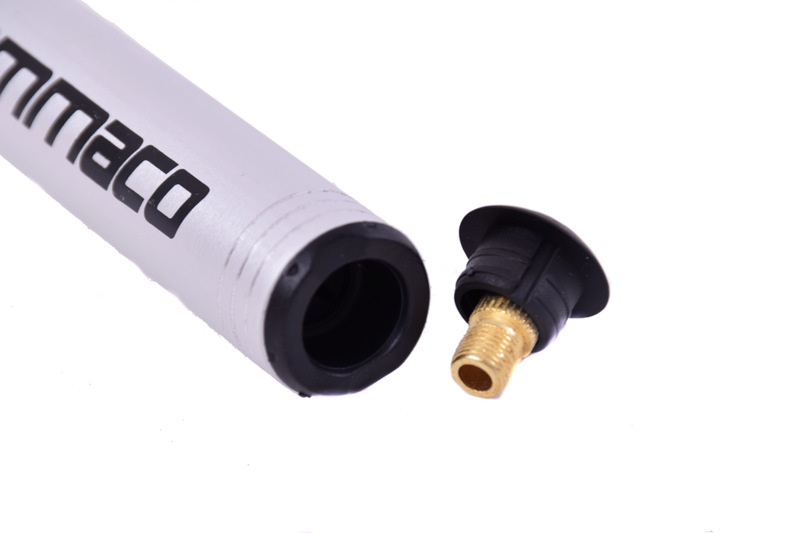 Ammaco Mini Hand Pump Dual Valve Connector Alloy-4