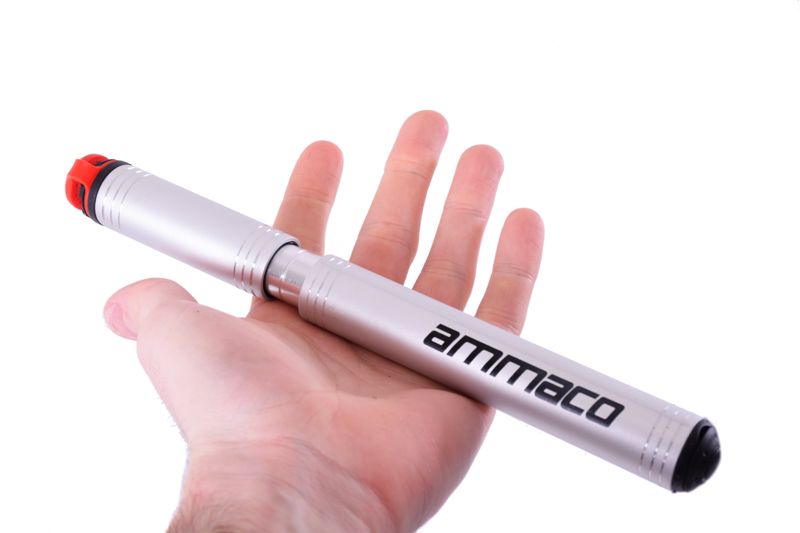 Ammaco Mini Hand Pump Dual Valve Connector Alloy-1