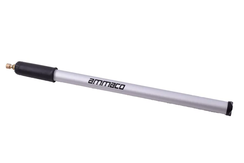 Ammaco Plastic Bicycle Hand Pump 15 Silver 