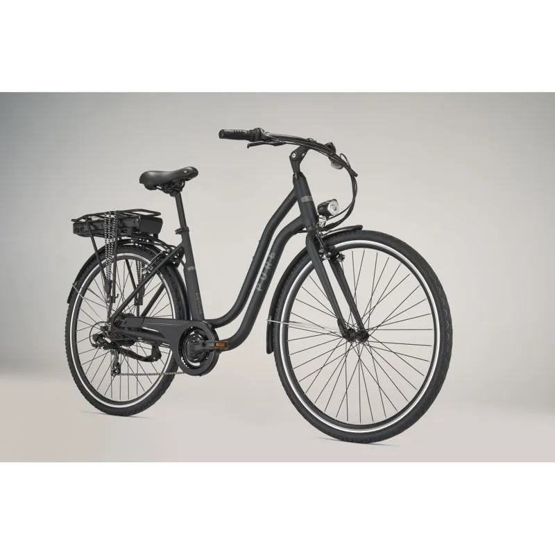 Pure Free City Electric Hybrid Bike Black-1