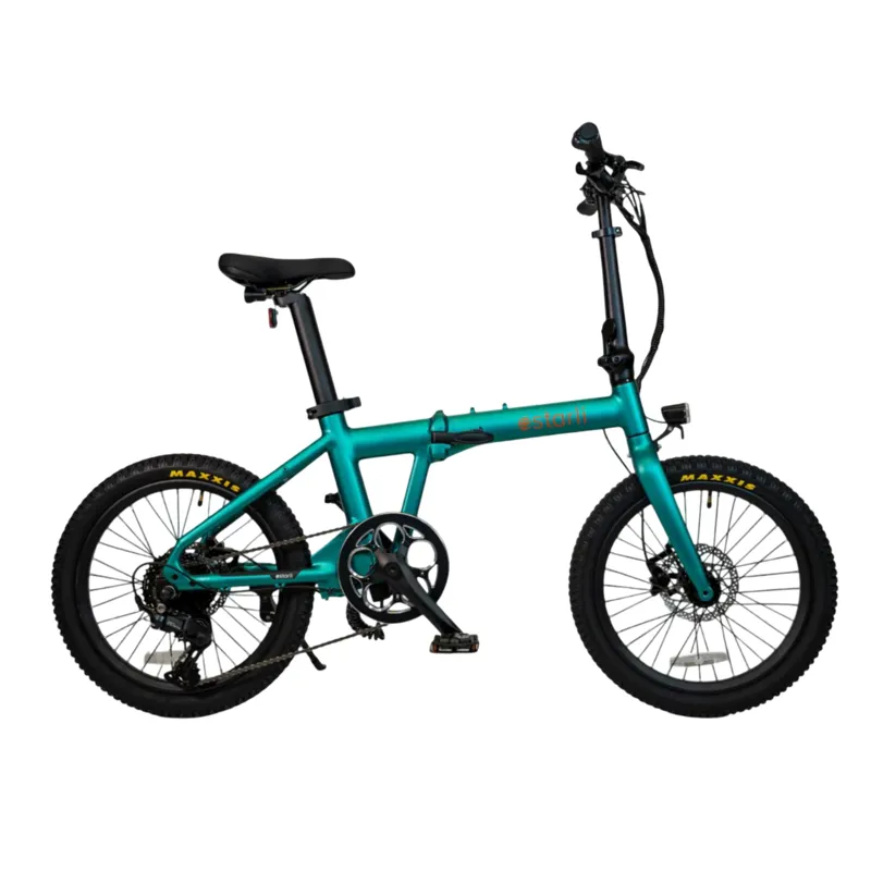 Estarli E20.9 20 Inch Electric Folding Bike Racing Green