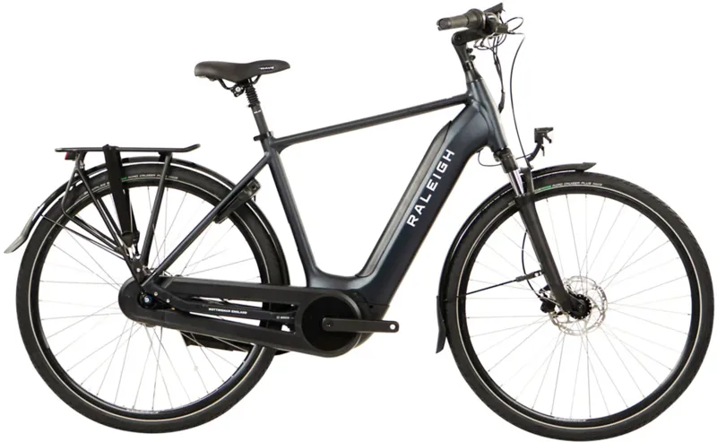 Raleigh Motus GT Crossbar Hub 700c Electric Hybrid Bike Black