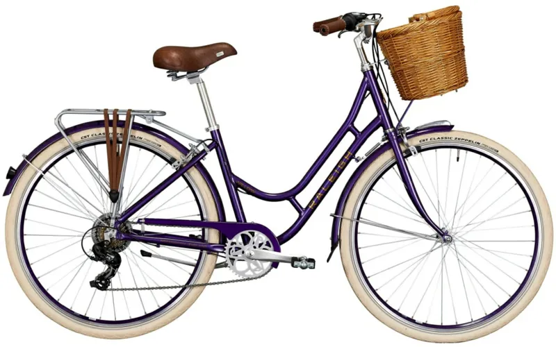 Raleigh Willow 700c Commuter Hybrid Bike Purple
