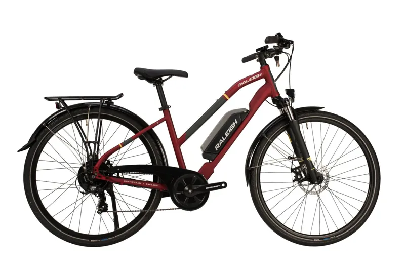 EX-DEMO Raleigh Array Open Electric Hybrid Bike Red 400Wh