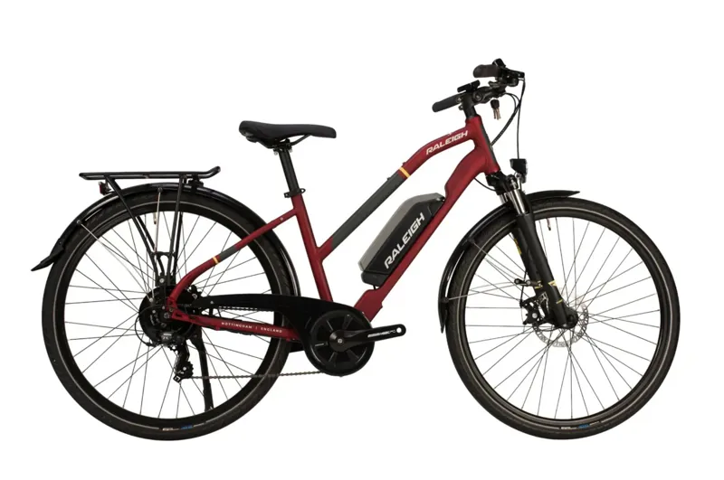 EX-DEMO Raleigh Array Open Electric Hybrid Bike Red 400Wh