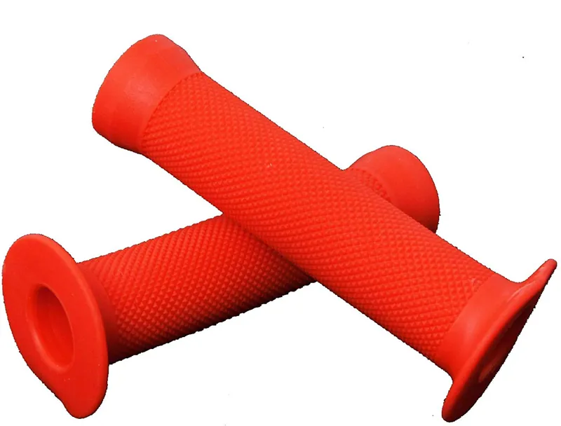 Ammaco BMX Flange Handlebar Grips Red