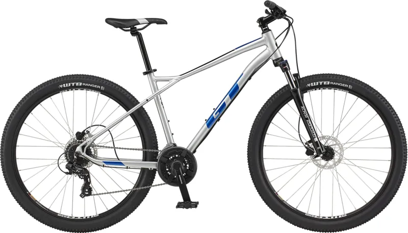 GT Aggressor 27.5 Expert Mountain Bike Silver - Medium 
