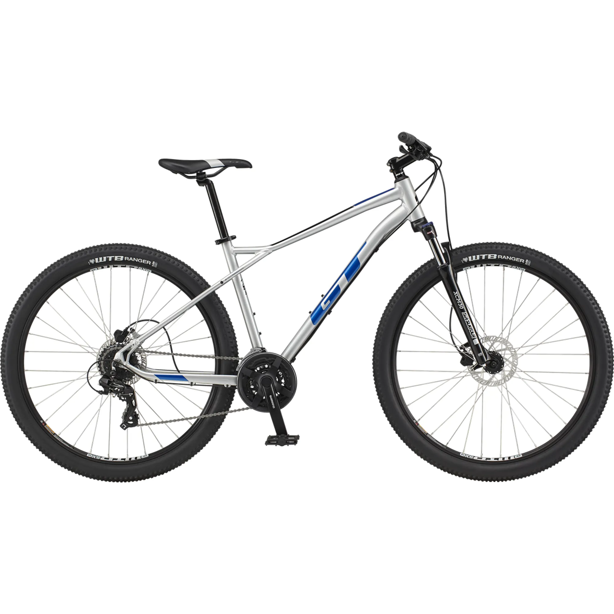GT Aggressor Expert Mountain Bike Silver Medium - Main Image
