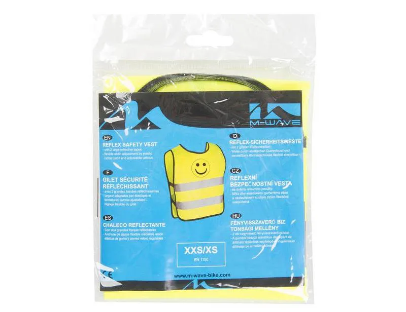 M-Wave Hi-Vis Reflective Safety Vest XXS-XS-1