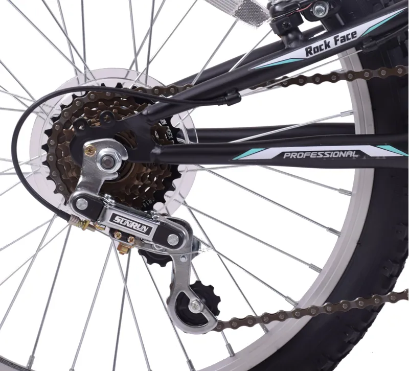  Professional Rock Face 18 inch Wheel Kids Mountain Bike Black-5