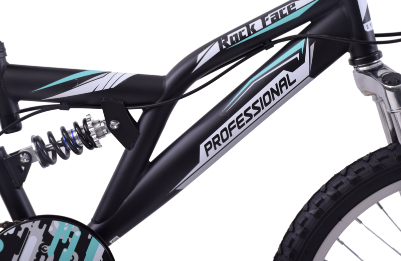 Professional Rock Face 20 inch Wheel Kids Mountain Bike Black-4