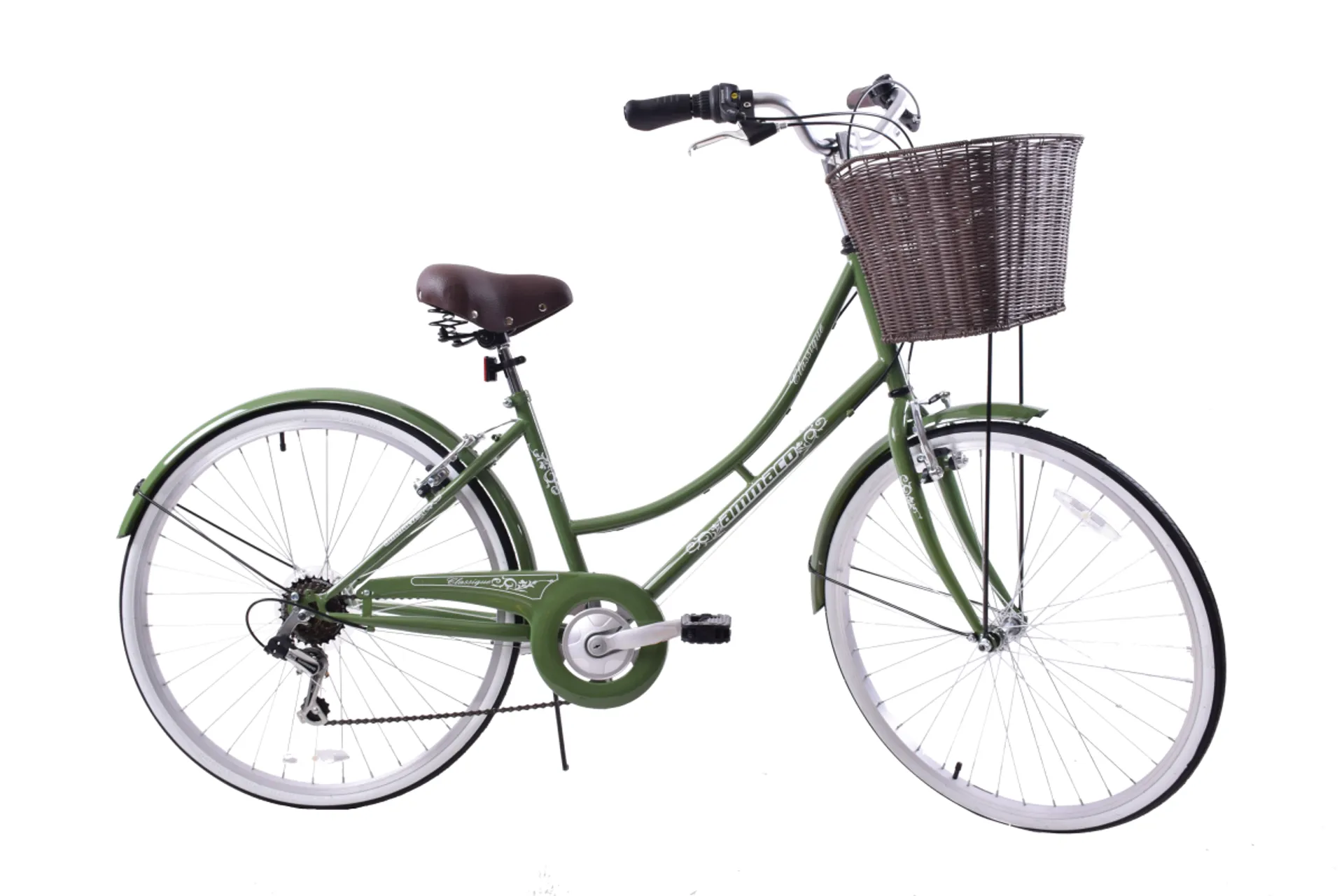 Ammaco Classique 26 Inch Dutch Lifestyle Bike Green