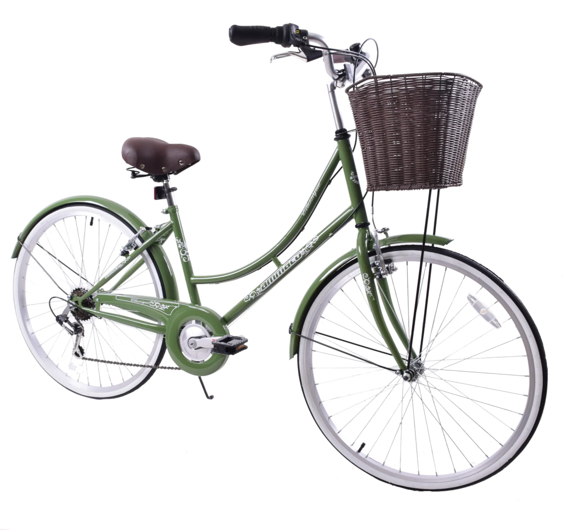 Ammaco Classique 26 Inch Dutch Lifestyle Bike Green