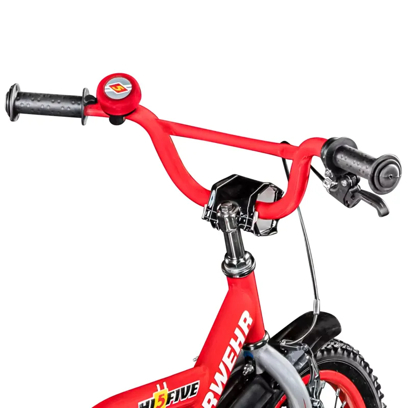 Hi5 Fire Engine 18 Inch Wheel Kids Bike Red-4