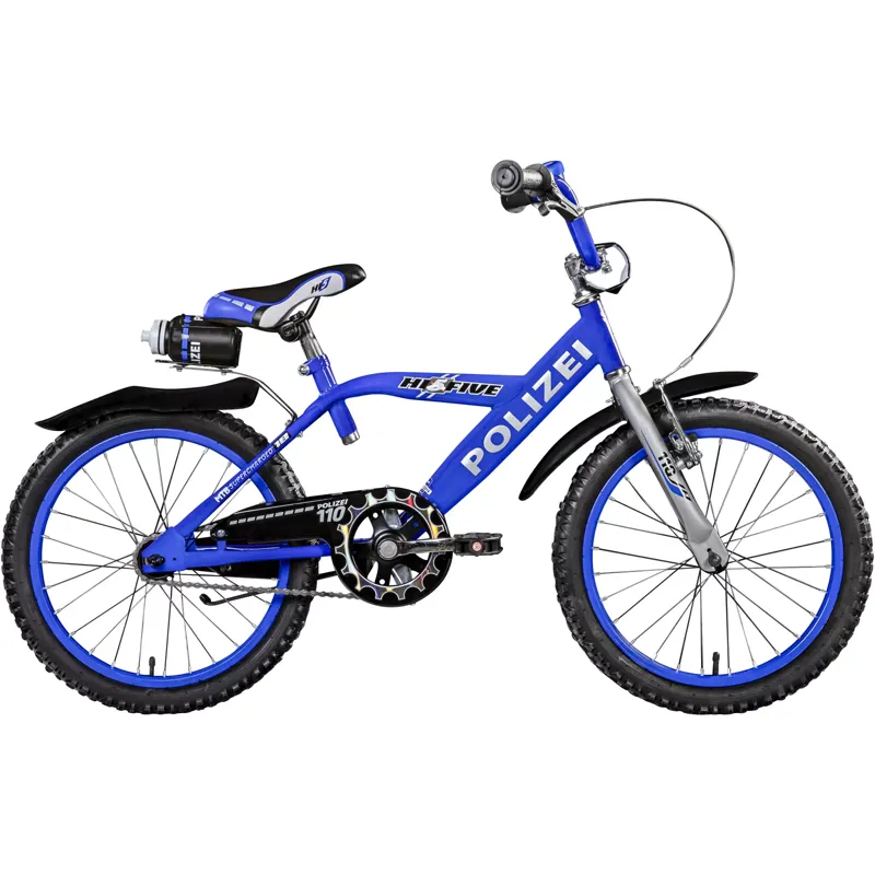 Hi5 Police 18 Inch Wheel Kids Bike Blue