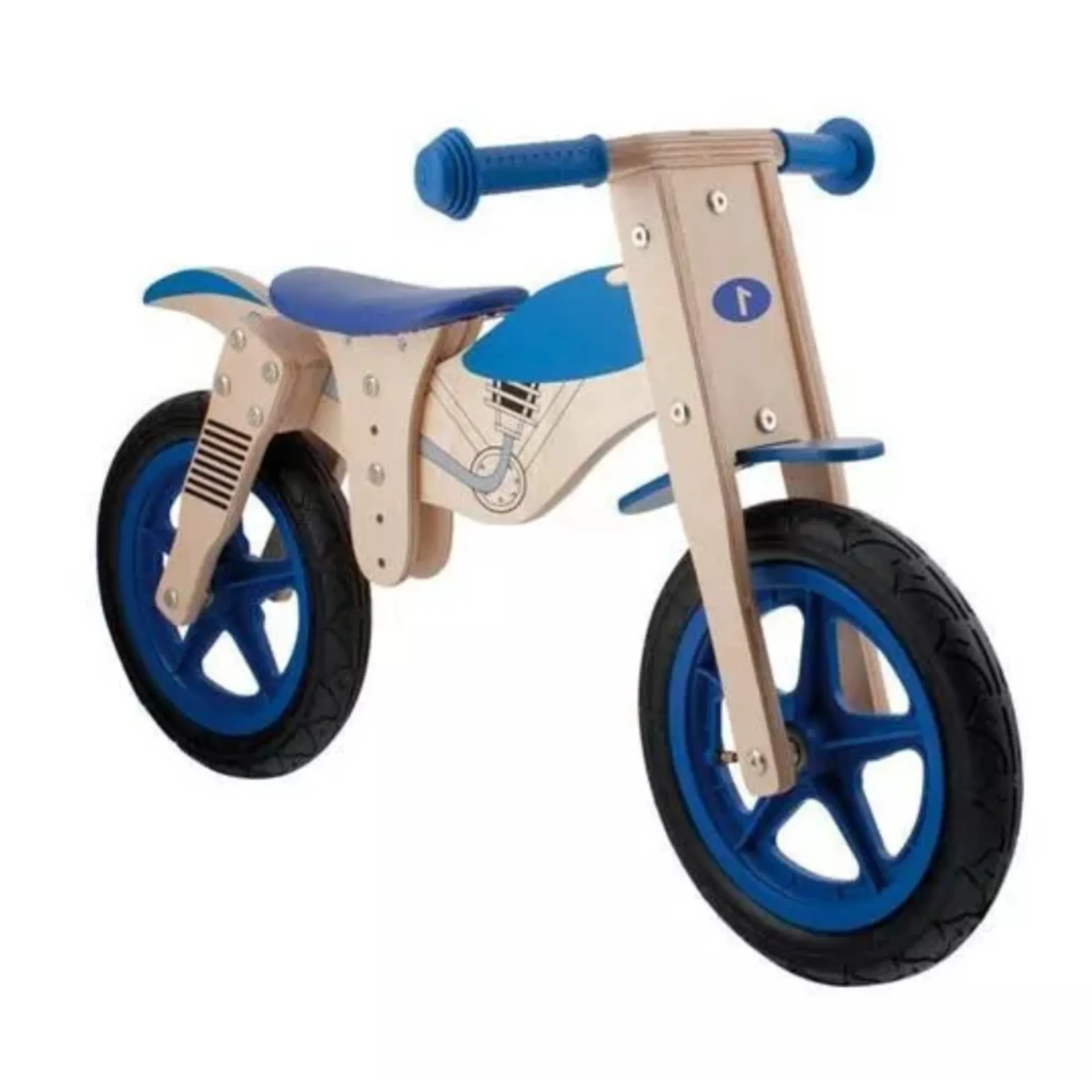 Wooden Motorbike Balance Bike