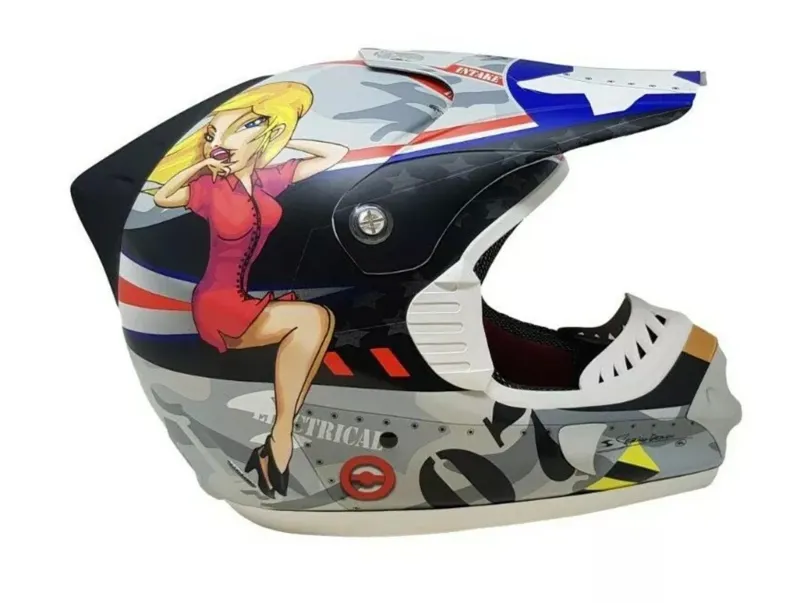 Hotter Full Face Downhill Helmet 57-58cm Black