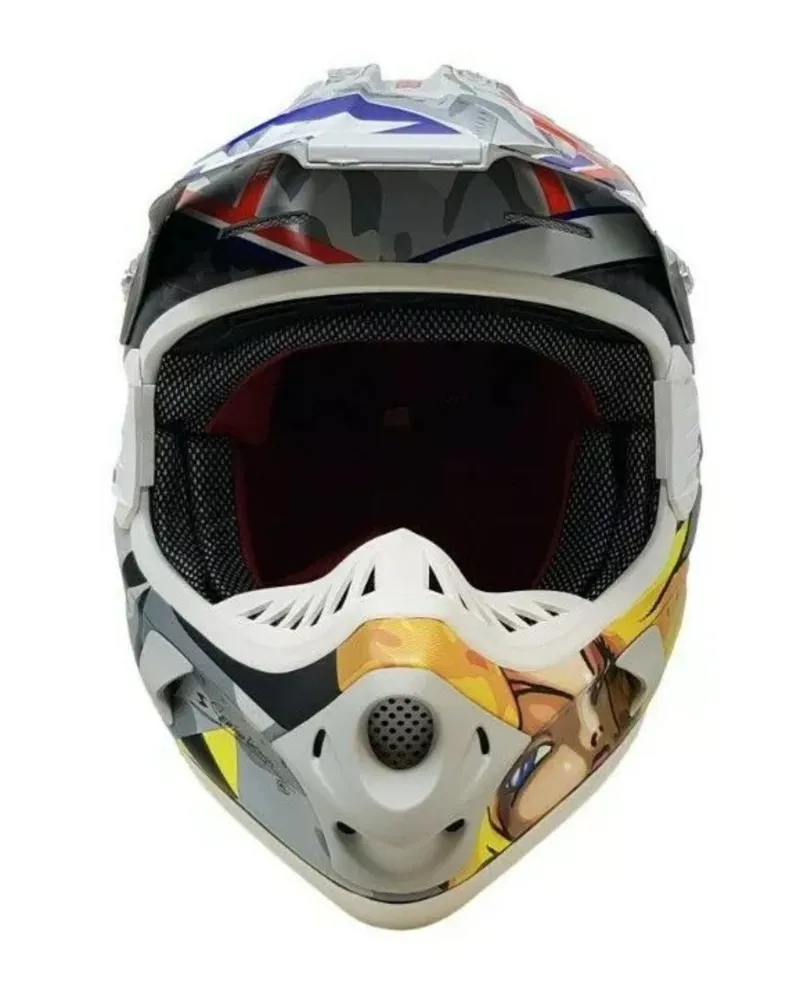 Hotter Full Face Downhill Helmet 57-58cm Black-1