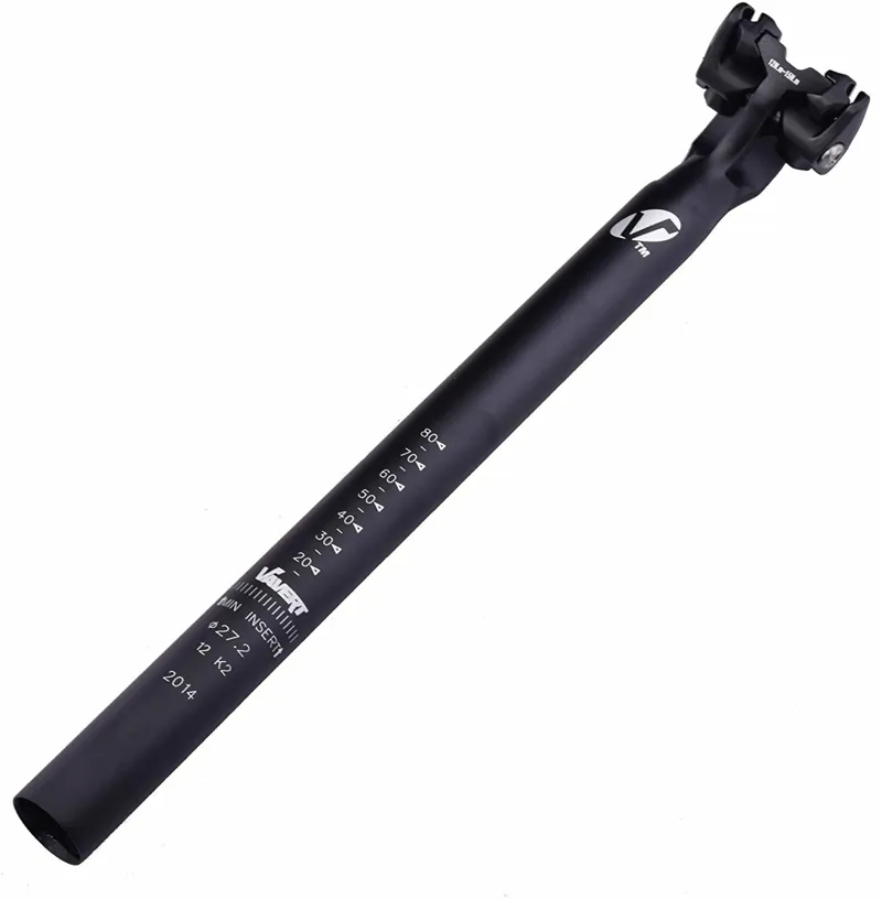 Vavert 31.6mm x 350mm Alloy Seatpost Black-1
