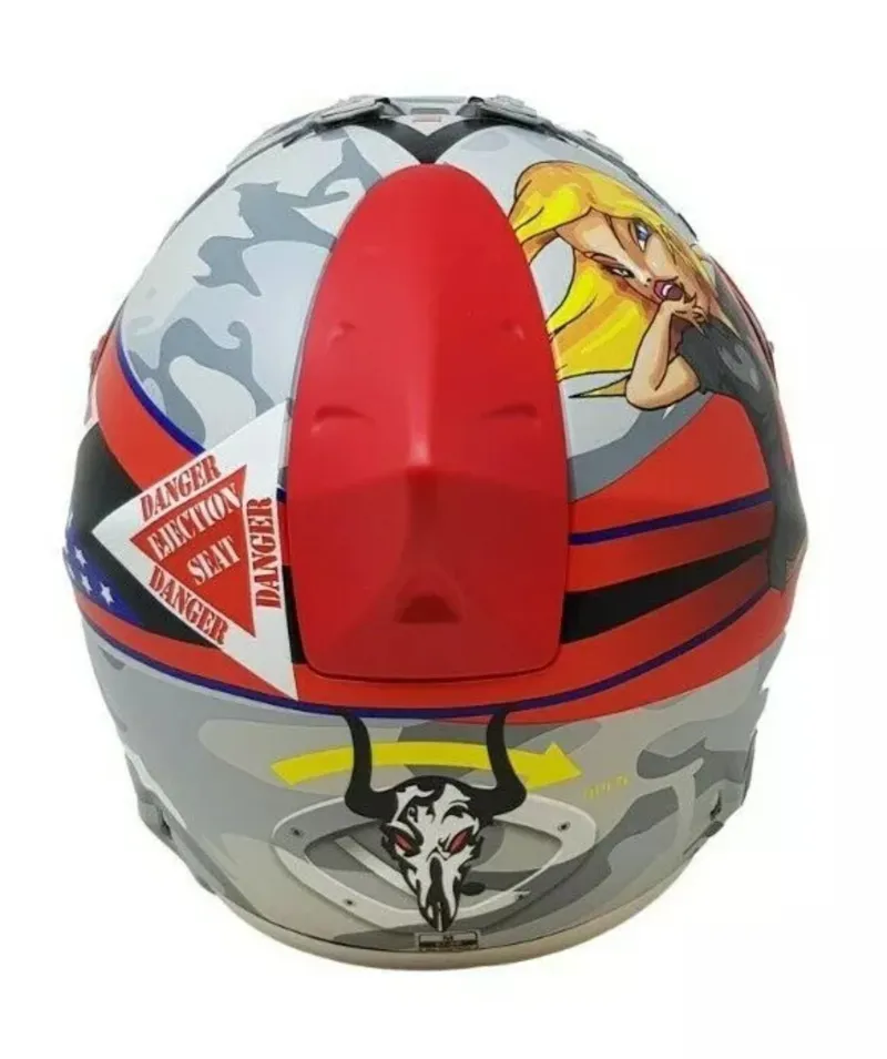 Hotter Full Face Downhill Helmet 57-58cm Red-2