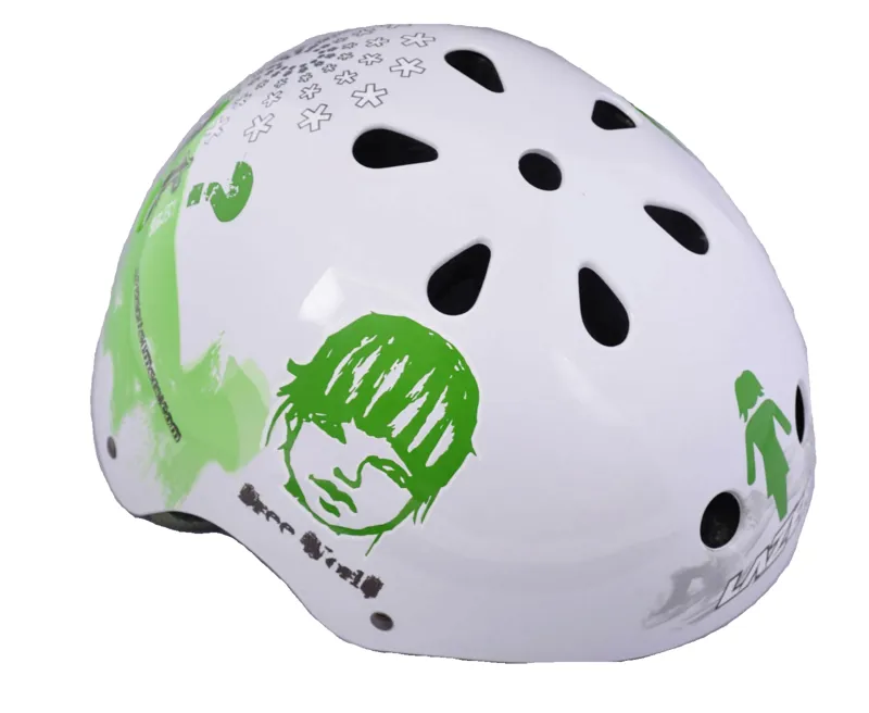 Lazer Trashy BMX/Skate Helmet 50-54cm Green/White