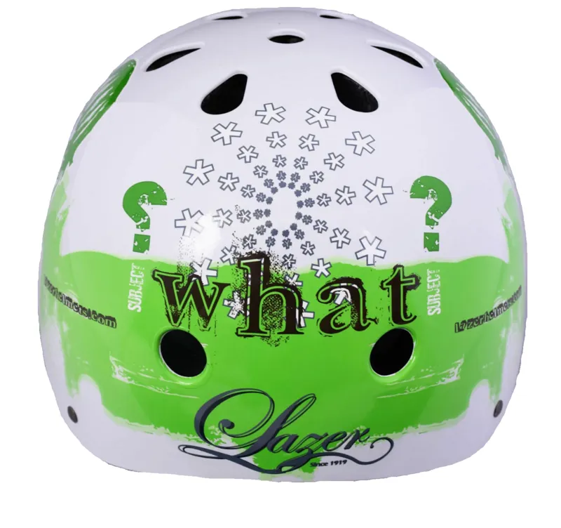 Lazer Trashy BMX/Skate Helmet 50-54cm Green/White-1