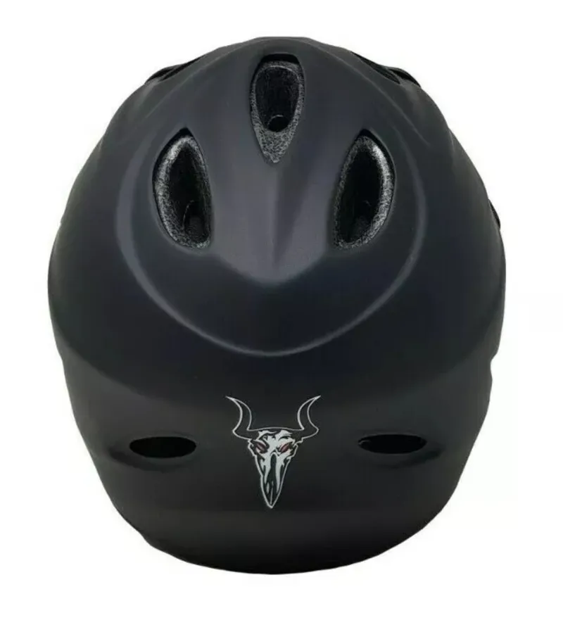 Hotter than Hell Full Face Downhill Helmet 57-60cm Black/Blue-2