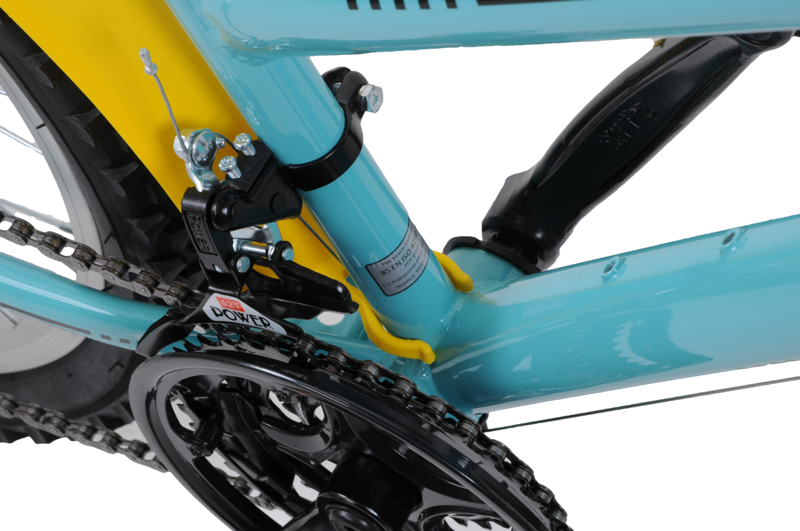 Polisport 26 Clip On Mudguards Yellow-2