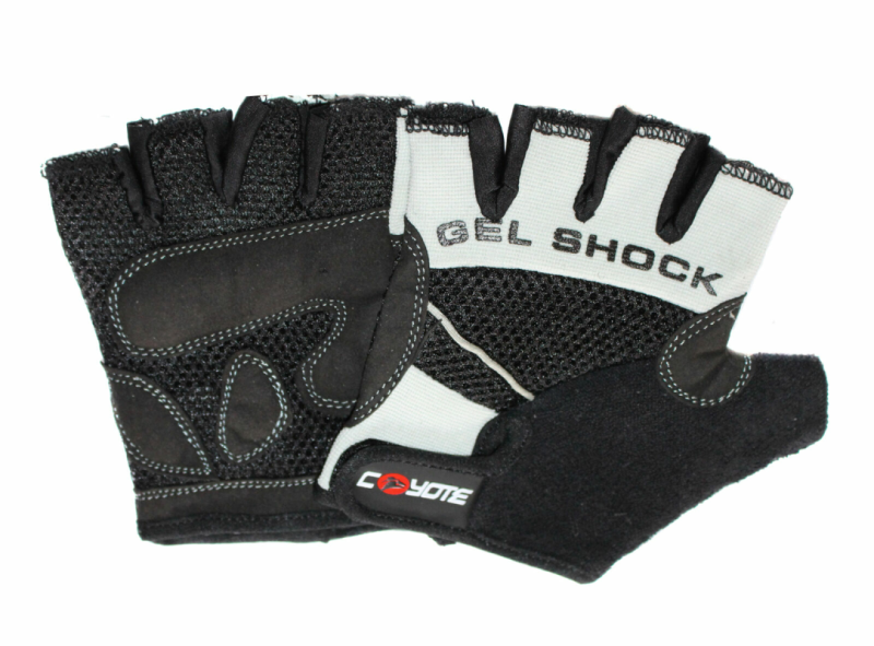 Coyote Road Gel Mitts Black and White