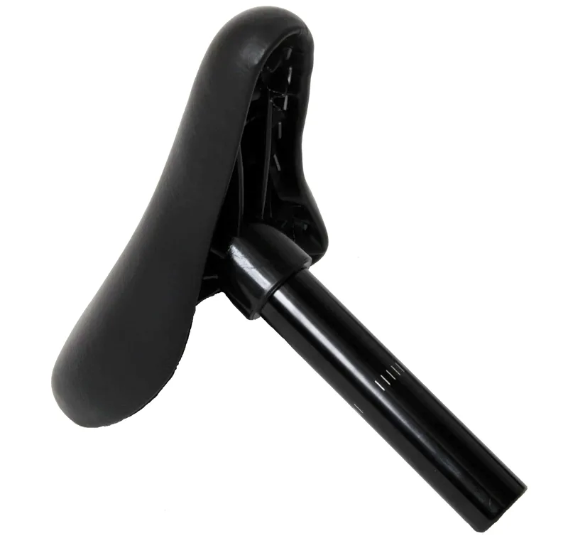 DK Conductor BMX Saddle Seatpost Black Padded-2
