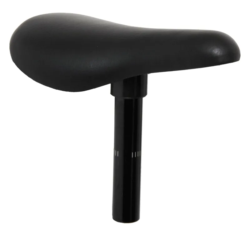 DK Conductor BMX Saddle Seatpost Black Padded