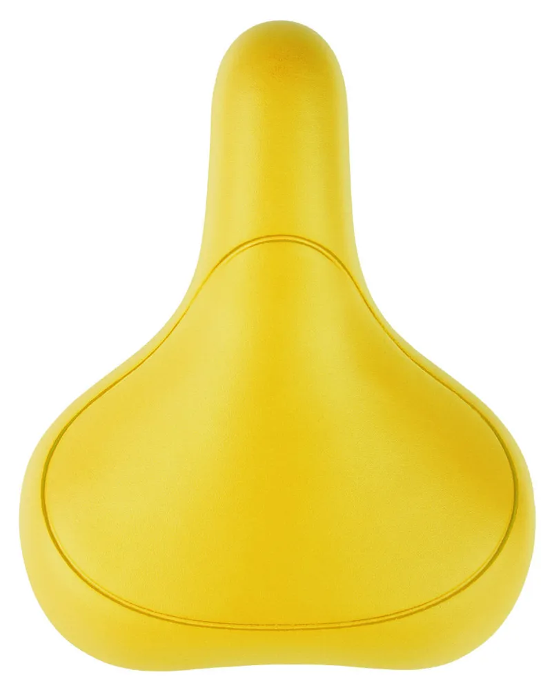 M-Wave EVA City Saddle Yellow-1