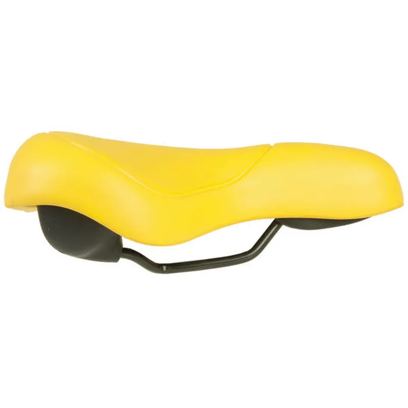 M-Wave EVA City Saddle Yellow-2