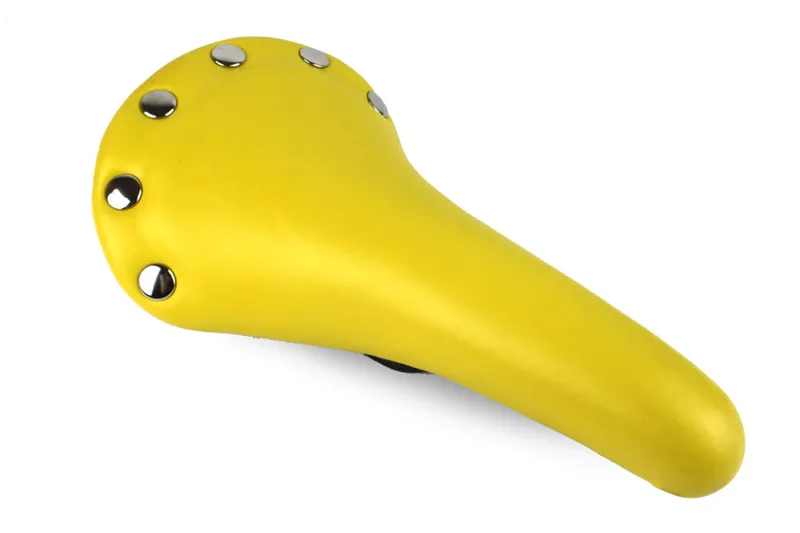 M-Wave Riveted Saddle Yellow-1