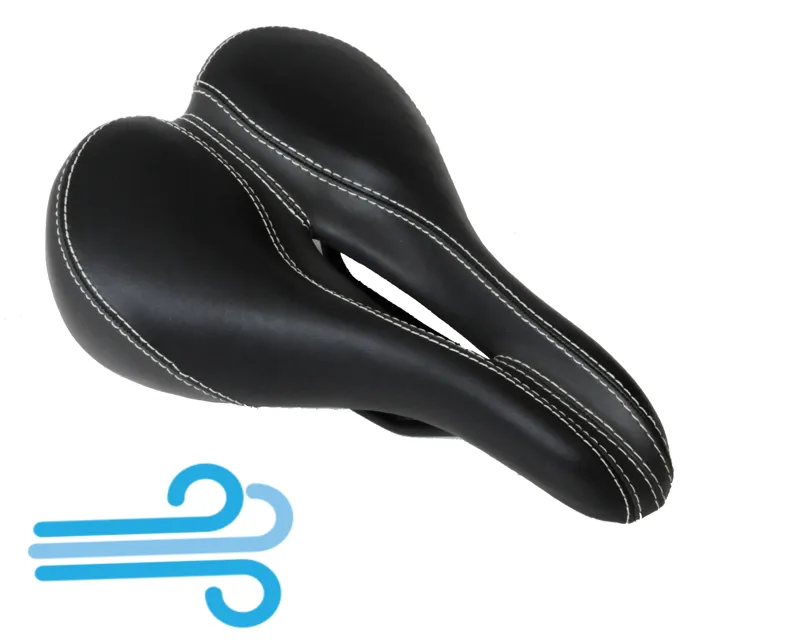 Ammaco Air Flow Saddle Black