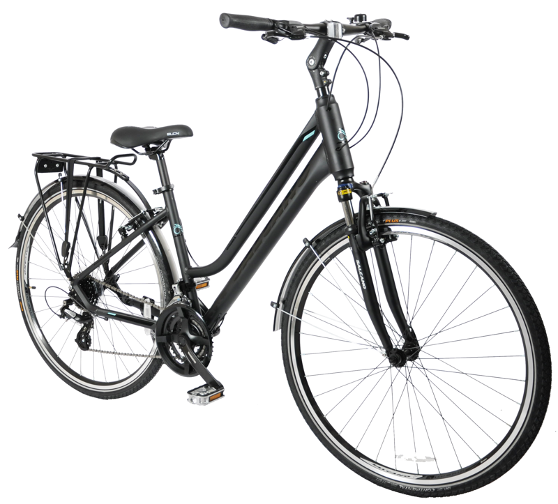 Salcano Istanbul Commuter Hybrid Bike Black-1